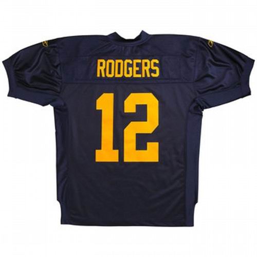 Green Bay Packers 12# Aaron Rodgers blue jersey